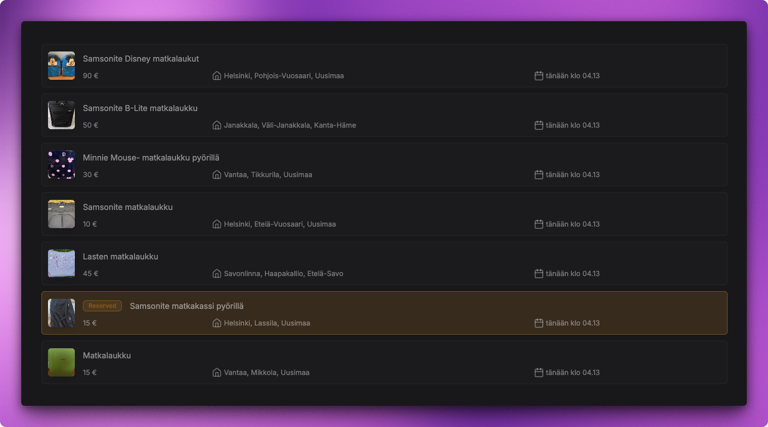 Bettertori Listing View Before